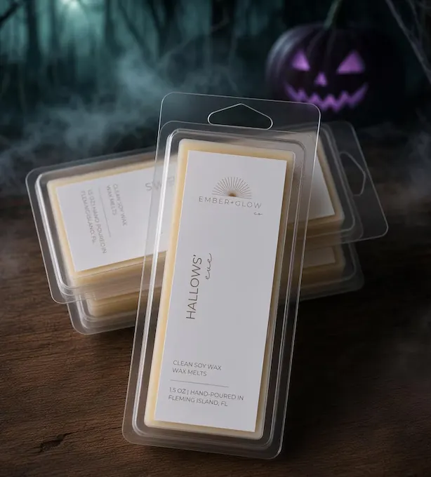 Hallows Eve clean soy wax melts, hand-poured in Fleming Island, Florida